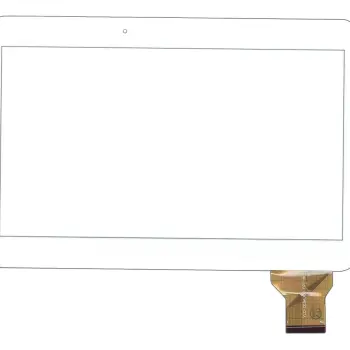 Тачскрін (Сенсорне скло) для планшета YLD-CEGA300-FPC-A0, Samsung N9106 (China), Assistant AP-115G, RoverPad ТЕSLА 10.1, Tesla Atom, TEXET TM-1046, Texet TM1046, Supra M14A, Irbis TX14, TX19 білий