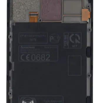 Матриця с тачскріном (модуль) Lenovo P770 чорний с черной рамкой