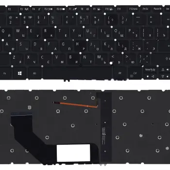 Клавиатура для ноутбука Acer Swift 3 SF314 с подсветкой (Light), Black, RU