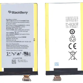 Акумуляторна батарея для смартфону BlackBerry BAT-50136-002 Z30 3.8V Black 2800mAh 11Wh