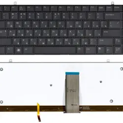 Клавиатура для ноутбука Dell Studio XPS (13, 1340, 16, 1640, 1645, 1647) с подсветкой (Light) Black, RU