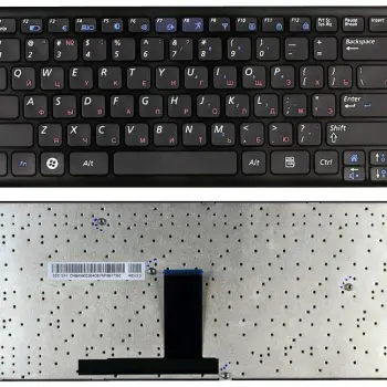 Клавіатура для ноутбука Samsung (X460) Black, (Black Frame), RU