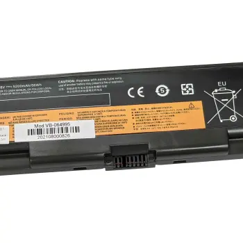 Акумуляторна батарея для ноутбука Lenovo 45N1145 ThinkPad T440P 10.8V Black 5200mAh OEM