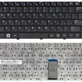 Клавіатура для ноутбука Samsung (R420, R418, R423, R425, R428, R429, R469, RV41, RV408) Black, RU