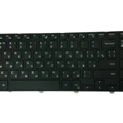 Клавиатура для ноутбука Dell Inspiron (15-5000, 5547, 5521) Black, (Black Frame), RU