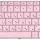 Клавіатура для ноутбука HP Pavilion (G4, G4-1000) Pink, RU 2