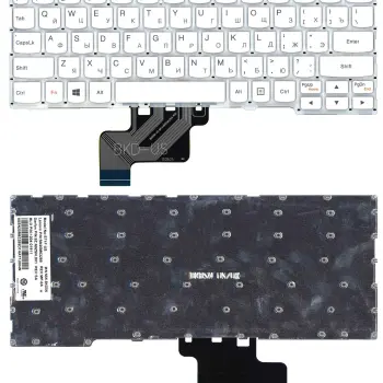 Клавіатура для ноутбука Lenovo Yoga (3 11) White, (No Frame) RU