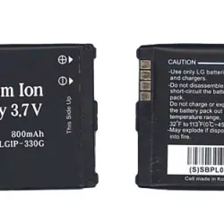 Акумуляторна батарея для смартфону LG LGIP-330G KM500 3.7V Black 800mAh 3 Wh