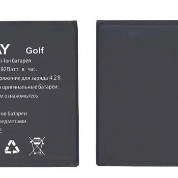 Акумуляторна батарея для Explay Golf 3.7V Black 1600mAh 5.92Wh