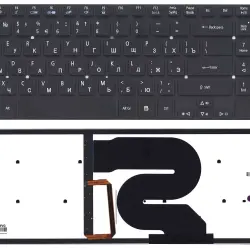 Клавіатура для ноутбука Acer Aspire 8951, 5951 с подсветкой (Light), Black, (No Frame) RU