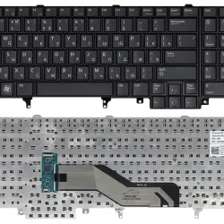 Клавиатура для ноутбука Dell Latitude (E6520, E6530, E6540) Black, RU