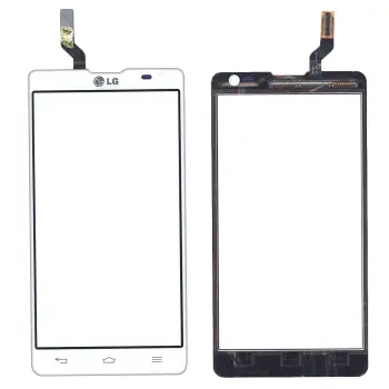 Тачскрин (Сенсорное стекло) для смартфона LG Optimus L9 II D605 белый