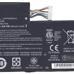 Акумуляторна батарея для планшета Acer AC13F3L Iconia Tab A1-810 3.75V Black 4960mAh Orig
