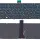 Клавіатура для ноутбука Acer Aspire V5-122, V5-122P, V5-171, V5-132P, V3-331, V3-371, V3-372, E3-111, E3-112, S5-391 с подсветкой (Light), Black, (No Frame), RU 1