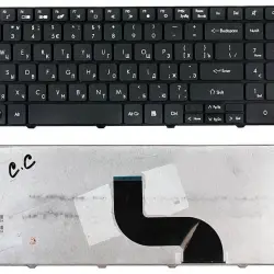 Клавіатура для ноутбука Acer Packard Bell ( TM81, TM82, TM86, TM87, TM89, TM94) Black, (No Frame), RU