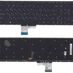 Клавиатура для ноутбука Lenovo IdeaPad (Y50-70) с подсветкой (Light), Black, (Black Frame) RU