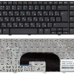 Клавиатура для ноутбука Dell Inspiron (N7010) Black, RU (вертикальный энтер)