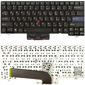 Клавіатура для ноутбука Lenovo ThinkPad (SL410, SL510) с указателем (Point Stick) Black, RU