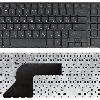 Клавіатура для ноутбука HP ProBook (4510S, 4515S, 4710S, 4750S) Black,  (No Frame) RU (горизонтальный ентер)