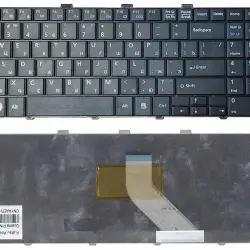 Клавиатура для ноутбука Fujitsu LifeBook (AH530, AH531, NH751) Black, RU (горизонтальный энтер)