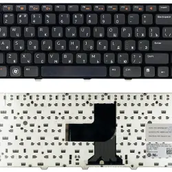 Клавіатура для ноутбука Dell Vostro 1440, 1450, 1540, 1550, 3450, 3550, V131, Inspiron 14R, 7520, N4050, N4110, M5040, M5050, N5040, N5050, XPS 15 (L501x, L502x) Black, (Black Frame) RU