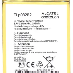 Акумуляторна батарея для планшета Alcatel TLp032B2 One Touch POP 7 P310A 3.7V White 3240mAh Orig