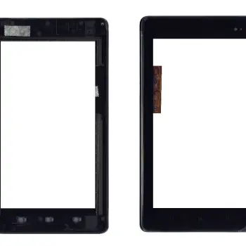 Тачскрін (Сенсорне скло) для планшета Huawei Ideos S7 Slim S7-201u чорний с рамкой
