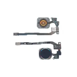 Кнопка HOME в сборе с механизмом и шлейфом для iPhone 5S чорна