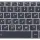 Клавиатура для ноутбука Toshiba Tecra (Z40) с подсветкой (Light), с указателем (Point Stick) Black, Gray Frame RU 2