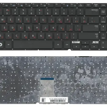 Клавіатура для ноутбука Samsung (700Z5A, 700Z5B) с подсветкой (Light), Black, (No Frame), RU