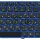Клавиатура для ноутбука Lenovo IdeaPad (B570, V570, Z570, Z575) Black, (Blue Frame), RU 2