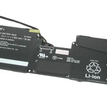 Аккумуляторная батарея для ноутбука Sony VAIO VGP-BPS39 Tap 11 7.5V Black 3800mAh Orig