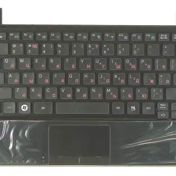 Клавиатура для ноутбука Samsung (N350) Black, (Black TopCase), RU