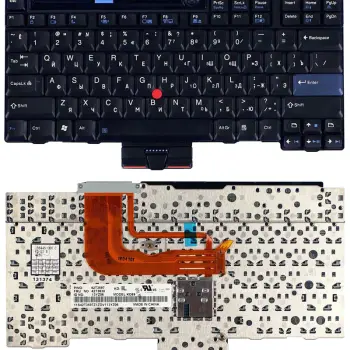 Клавиатура для ноутбука Lenovo ThinkPad (X300, X301) с указателем (Point Stick) Black, RU