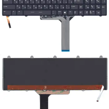Клавіатура для ноутбука MSI (GE60, GE70, GT70) с подсветкой 7 цветов (Light) Black, (Black Frame) RU