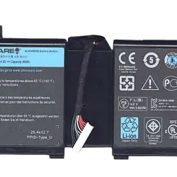 Акумуляторна батарея для ноутбука Dell 2F8K3 Alienware M17x R5 14.8V Black 5800mAh Orig
