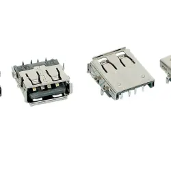 Роз'єм для ноутбука USB №23. Роз'єм USB Type A. Нанесена маркировка J20 517
