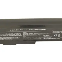 Усиленная аккумуляторная батарея для ноутбука Asus A32-M50 G50 11.1V Black 7800mAh OEM