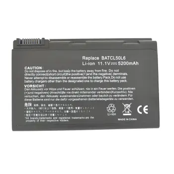 Акумуляторна батарея для ноутбука  Acer BATBL50L6 Aspire 3100 11.1V Black 5200mAh OEM