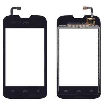 Тачскрін (Сенсорне скло) для смартфону Huawei Ascend Y210 чорний
