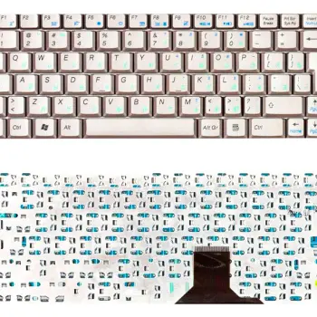 Клавіатура для ноутбука Asus (U1, U1E, U1F, U2, U2E) Silver, RU