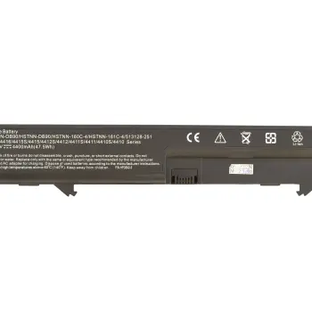 Акумуляторна батарея для ноутбука HP Compaq HSTNN-DB90 ProBook 4410S 10.8V Black 4400mAh OEM