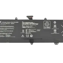 Аккумуляторная батарея для ноутбука Asus C21-X202 F201E 7.4V Black 5136mAh Orig