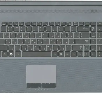 Клавиатура для ноутбука Samsung (RC720) Black, (Gray TopCase), RU