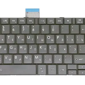 Клавиатура Toshiba Satellite (C50, C50D, C50-A, C50D-A, C55, C55-A, C55DT, C55DT-A) Black, RU (вертикальный энтер)