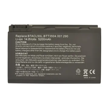 Аккумуляторная батарея для ноутбука Acer BATCL50L Travelmate 291 11.1V Black 5200mAh OEM