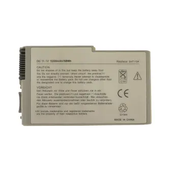 Акумуляторна батарея для ноутбука Dell BAT1194 Latitude D600 11.1V Grey 5200mAh OEM