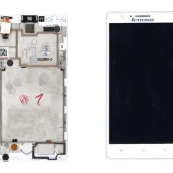 Матриця с тачскріном (модуль) для Lenovo IdeaPhone A536 білий с рамкой