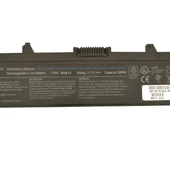 Акумуляторна батарея для ноутбука Dell RN873 Inspiron 1525 11.1V Black 5200mAh Orig