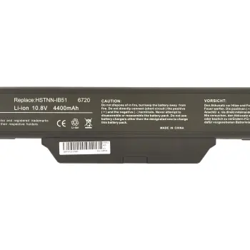Акумуляторна батарея для ноутбука HP Compaq HSTNN-IB62 550 10.8V Black 5200mAh OEM